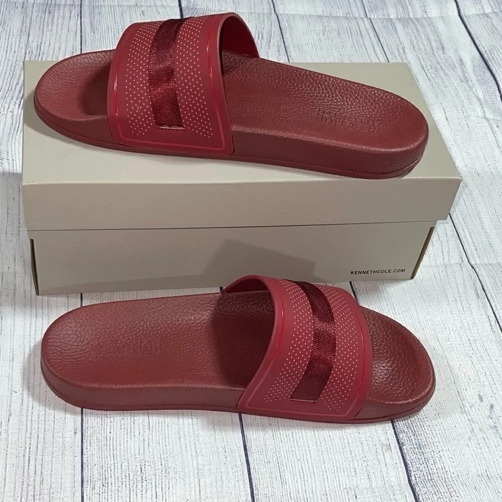 Kenneth Cole Reaction Screen Mixed Slide Sandal - Picture 2 of 4